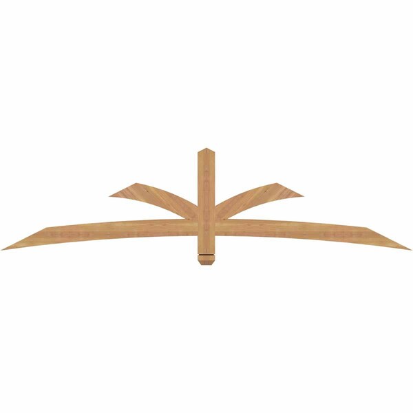 Ekena Millwork Davenport Timber Gable Bracket, Western Red Cedar, 84"W x 21"H x 1 1/2"D x 3 1/2"F, 6/12 Pitch GBW084X21X0204DAV00SWR - main